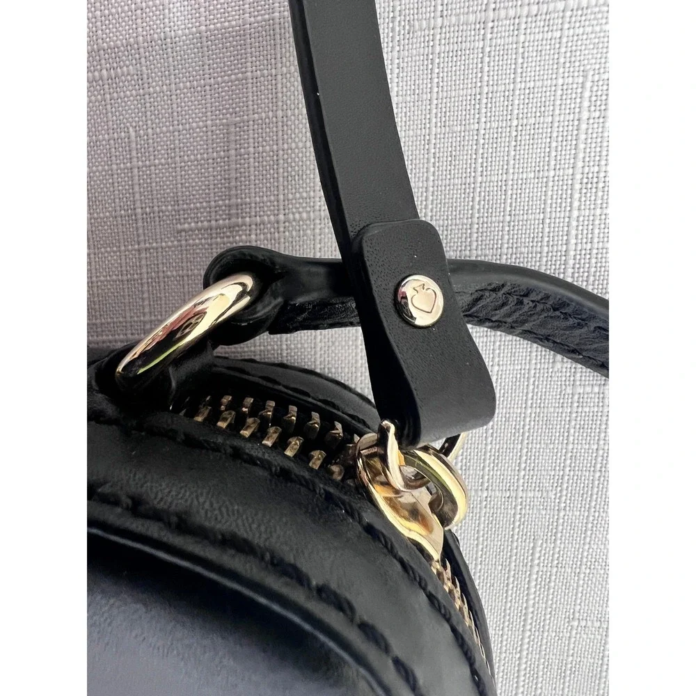 Kate Spade Crossbody Bag Womens Small Black Gold Good Two Tone Camera Bag